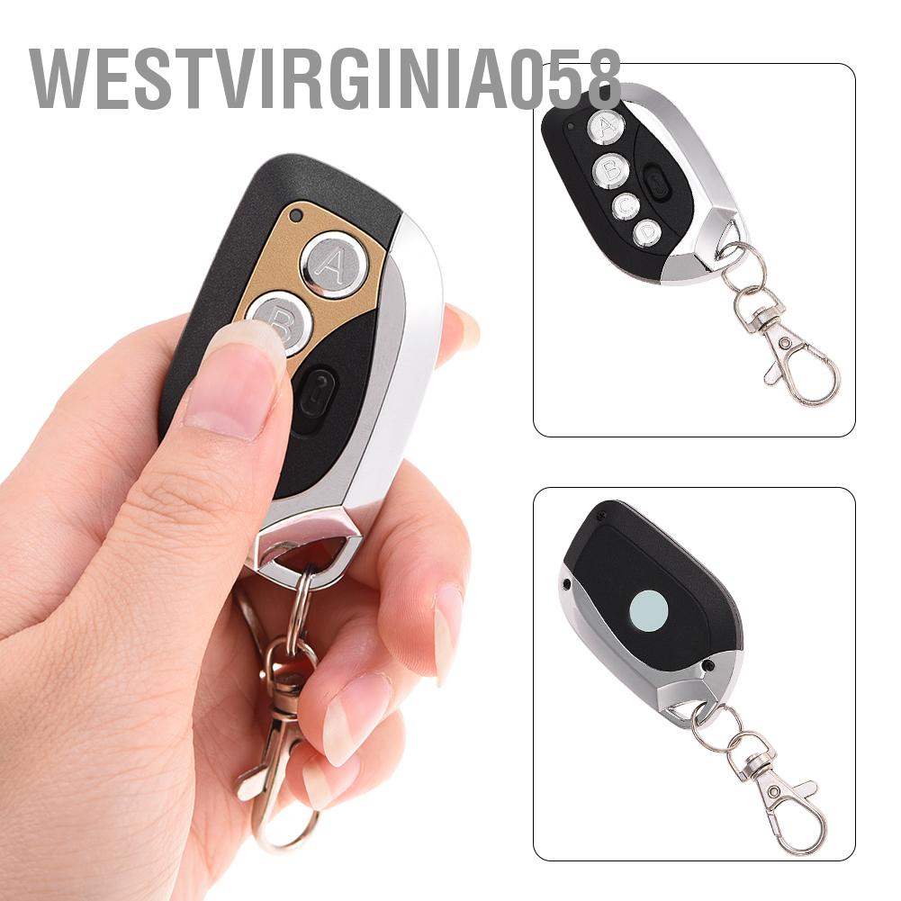 Westvirginia058 433.92MHz Electric Cloning Universal Garage Door Gate Remote Control Duplicator Key Fob