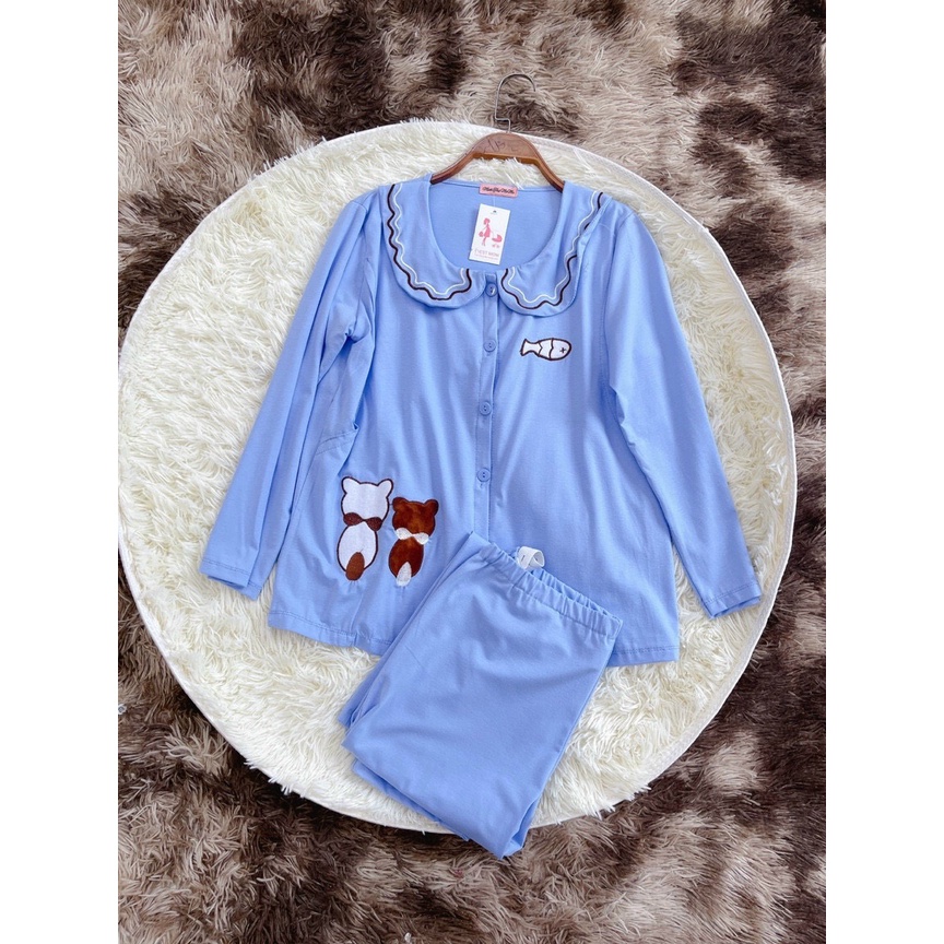 [Siêu Phẩm] Bộ đồ bầu bộ bầu trước và sau sinh hình cá, phong cách Hàn Quốc, nhìn là mê, mặc là phê