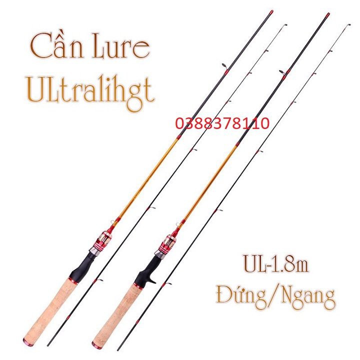 Cần Câu Lure UL, Cần Lure UL Ngọn Mềm Đặc Rất Dẻo Và Khỏe - CL2K 3