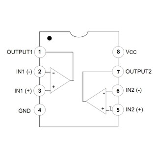 1 chiếc IC lm393