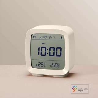 [CHÍNH HÃNG ] Đồng hồ báo thức kiêm nhiệt ẩm kế thông minh Qingping (hàng Xiaomi phân phối)