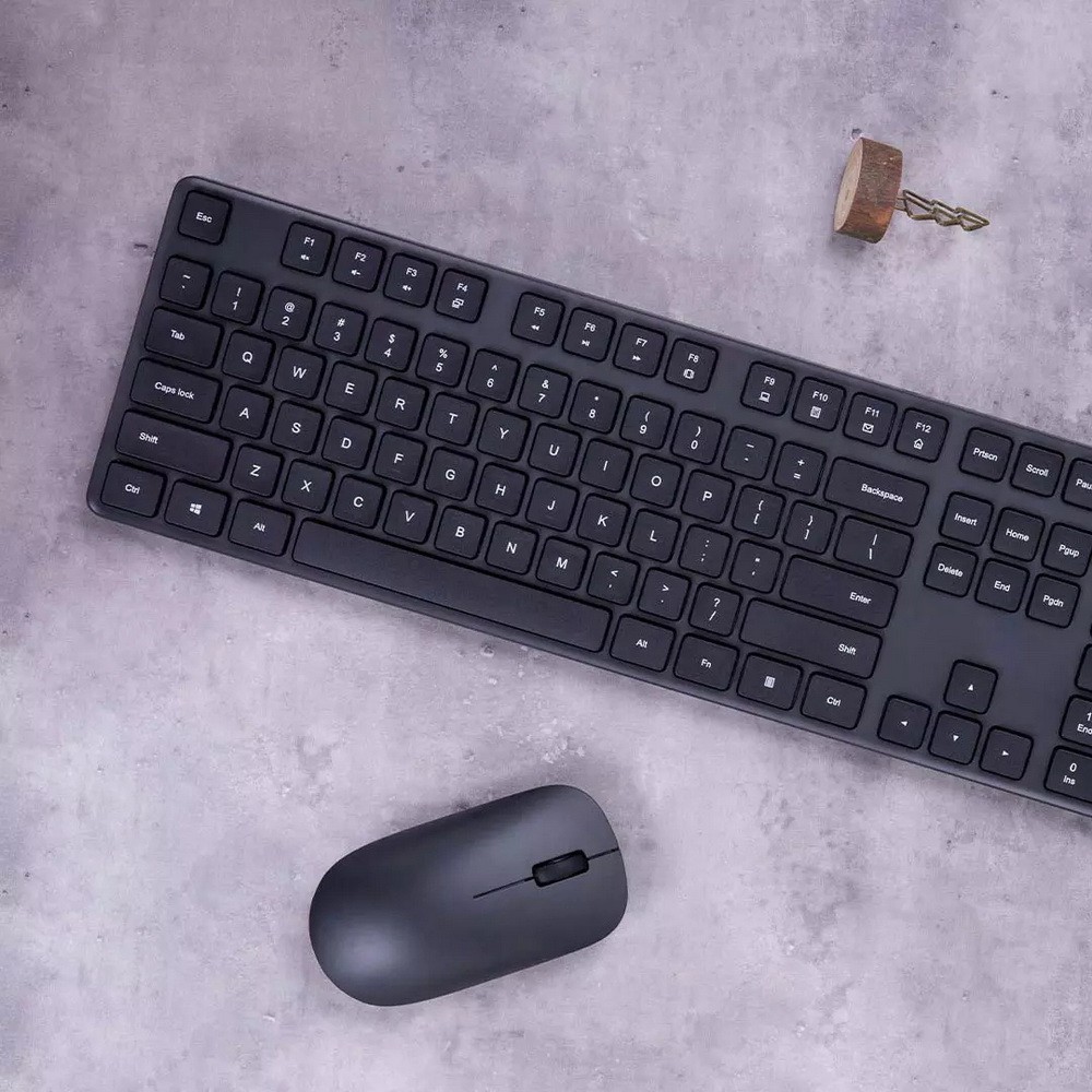 [On Sale] Xiaomi Mijia 2.4G Wireless Keyboard And Mouse Combo Ultra-slim Office Home PC Laptop Accessories