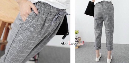 Quần baggy caro