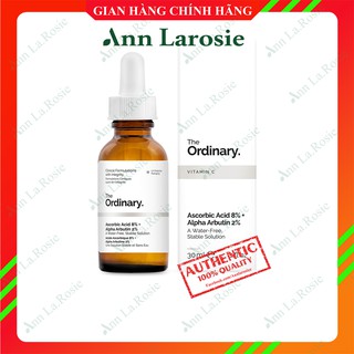 Serum sáng da, mờ nám Ascorbic Acid 8% + Alpha Arbutin 2% - The Ordinary