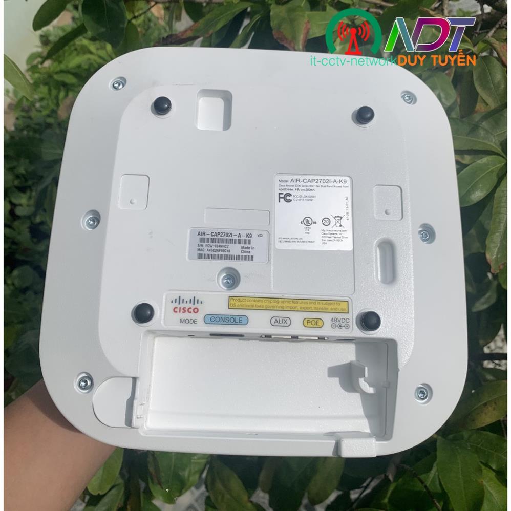 ✔️  Cisco Aironet 2702i - Bộ Phát Wifi  AIR-CAP2702I - Chạy Độc Lập - Chuẩn AC
