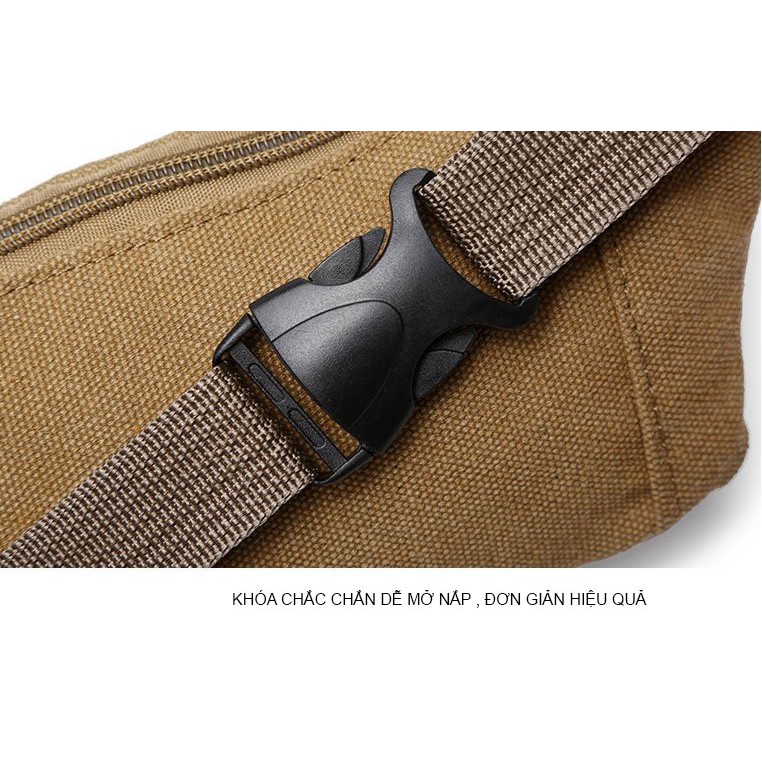 Túi đeo chéo vải bố thời trang cao cấp bền đẹp chứa điện thoại dùng thể dục, túi đeo bung - Tuxa store | BigBuy360 - bigbuy360.vn
