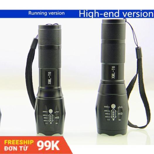 Đèn pin siêu sáng T6 gồm Pin + sạc + hộp