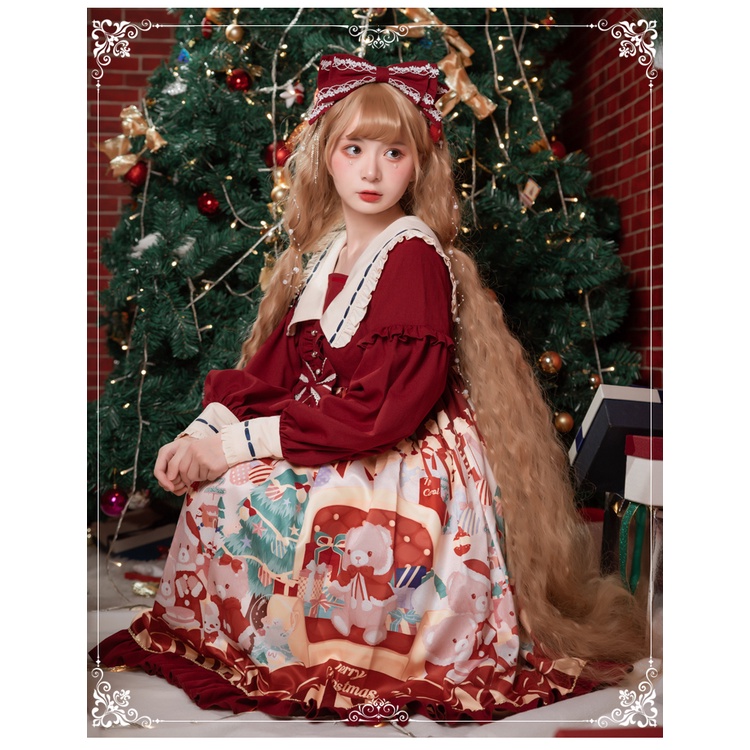 Váy lolita OP chính hãng  ngọt ngào dễ thương  eo cao  công chúa