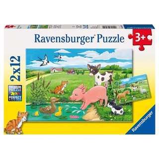 Xếp hình puzzle chủ đề trang trại 2 bộ 12 mảnh RAVENSBURGER RV075829