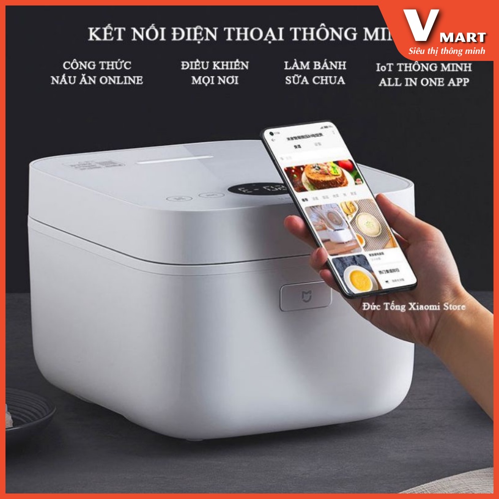 Nồi cơm điện thông minh XIAOMI GEN 3 cao tần vi áp suất 3L 4L [ V_MART ]
