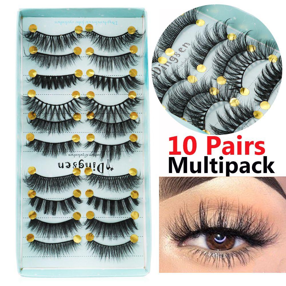 Mih Lông Mi Giả Nhiều Lớp Tạo Hiệu Ứng 3D Lông Chồn Xù