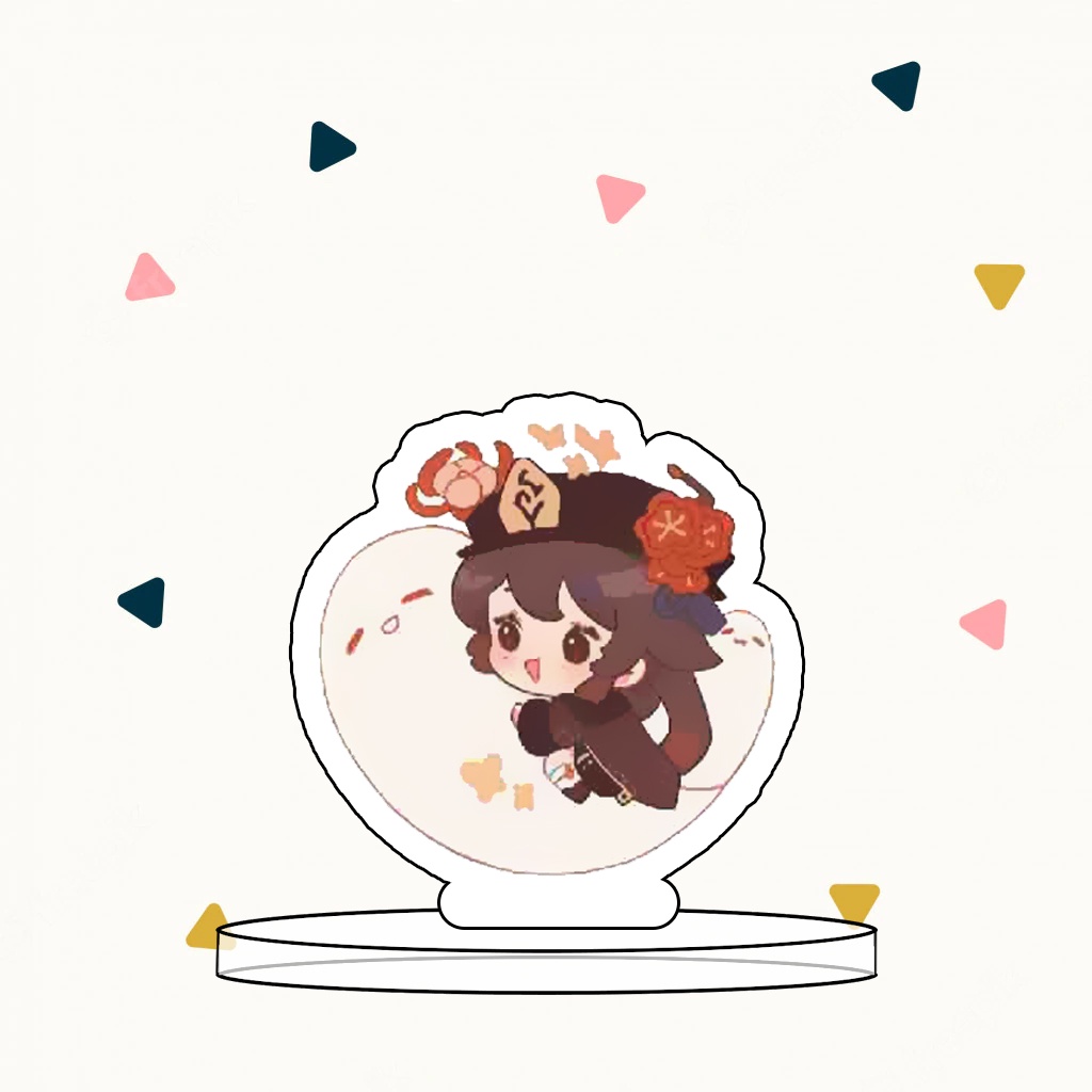 ( TÍ NỊ ) Mô hình game GENSHIN IMPACT standee mini mica trưng bày in hình anime chibi