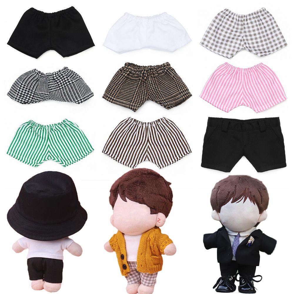 Quần Short Jean Màu Trơn Dễ Thương 20CM Cho Búp Bê