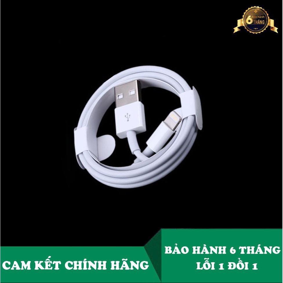 Dây Cáp Sạc IP1 mét - Bảo Hành 3 tháng 1 đổi 1 cho iPhone tablet táo tai nghe ko dây táo Tai nghe,...