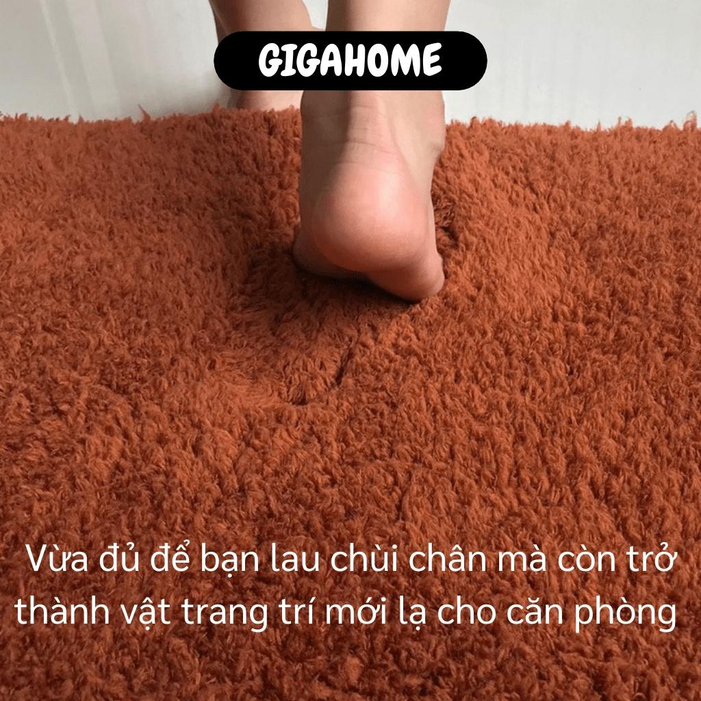 Thảm Lau Chùi Chân GIGAHOME Len Sợi Nhỏ, Thấm Hút, Chống Trượt, Trang Trí Nhà 40x60cm 5202