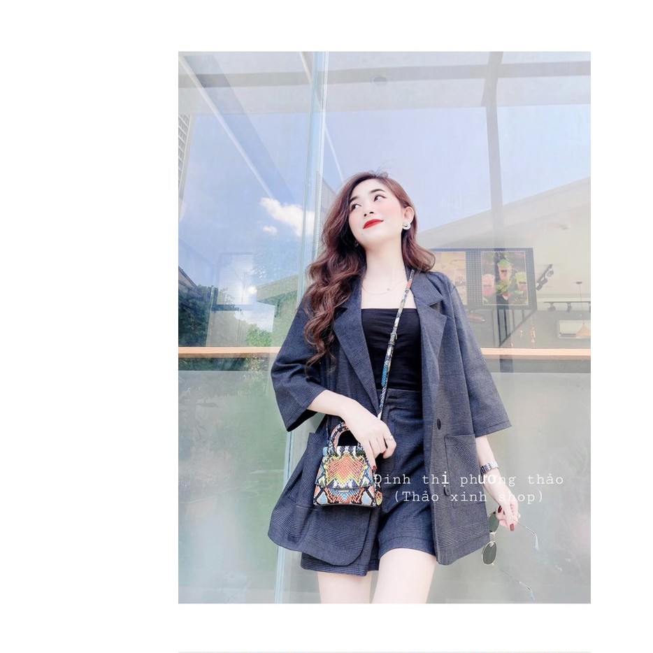 Set đồ nữ cá tính, set quần váy kiểu đi chơi sang chảnh mùa hè đẹp 8A00052 | BigBuy360 - bigbuy360.vn