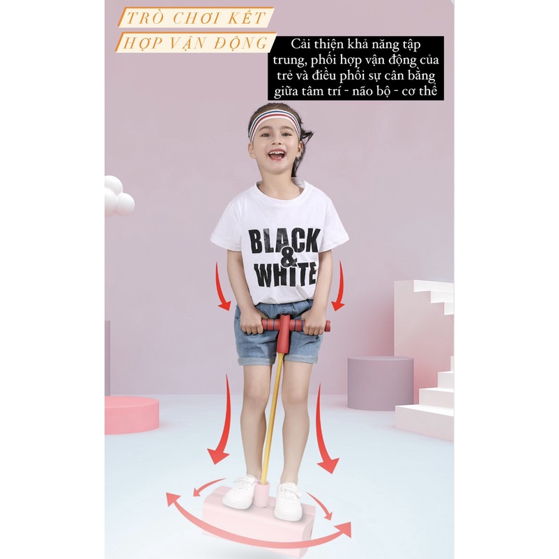 Đồ chơi nhảy ếch cân bằng, nhảy jumping cho bé tăng cường sức khỏe và thể chất Master kids