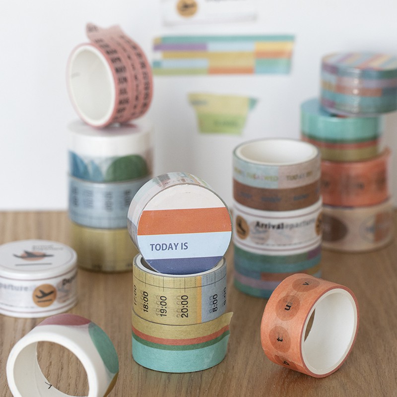 Băng keo washi họa tiết xinh xắn