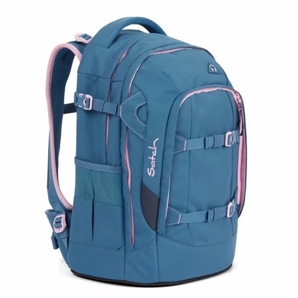 Balo Nam Nữ Đi Học, Du Lịch, Satch School Backpack Pack Deep Rose - Hàng Xuất Xịn Check Code, Full Tem Tag 30L