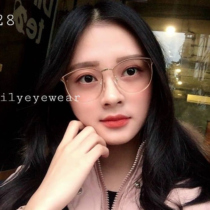 Gọng kính cận thời trang kim loại Di9228 Lilyeyewear