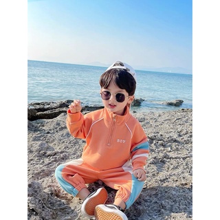 Bộ da cá boy cổ trụ bé trai