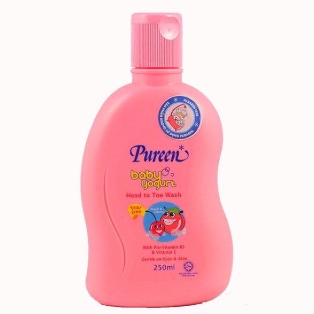 Sữa Tắm Gội Toàn Thân Cho Bé Pureen 250ml