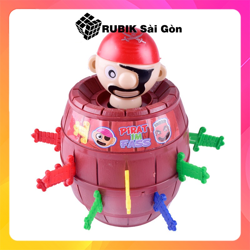 Đồ chơi giải trí đâm hải tặc đồ chơi cho bé pirate barrel vui nhộn thùng cướp biển thú vị