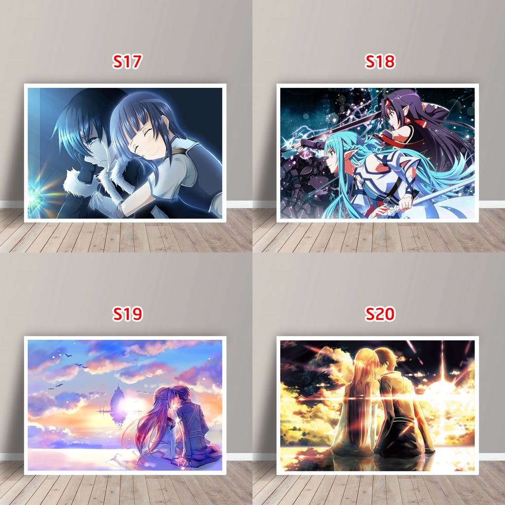Tấm Postcard Cao Cấp Anime Sword Art Online