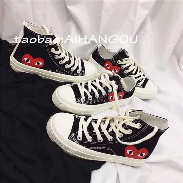 SẴN/ ORDER Giày CV Play Heart tim đỏ ❤️ CV Daisy hoa