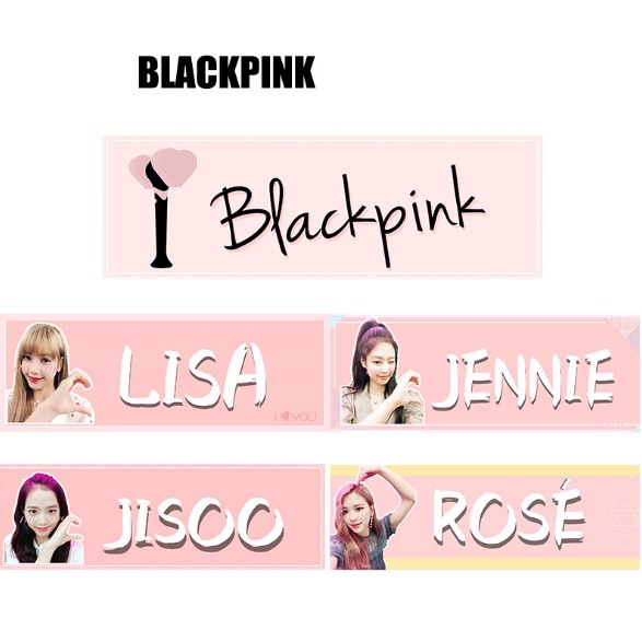 Banner Cổ Vũ BLACKPINK