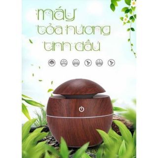 Máy Xông Tinh Dầu Vân Gỗ Mẫu Mới