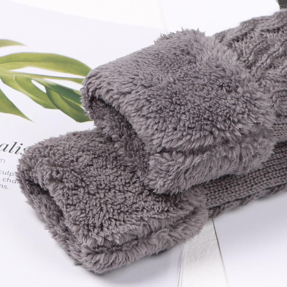 NIUYOU Găng Tay Dệt Kim Mềm Mại Dày Dặn Thoải Mái Cho Nữ