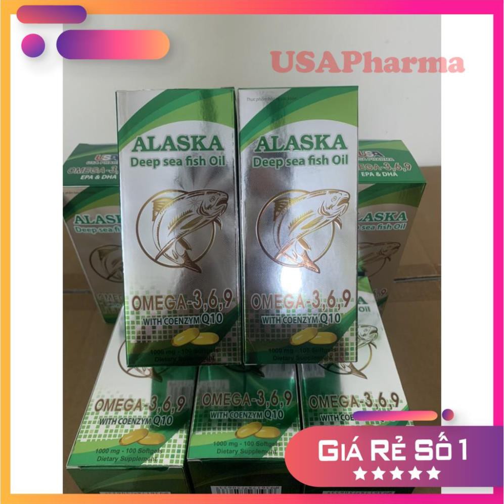 [Viên uống] Dầu cá Alaska OMEGA 3-6-9 GIÚP TĂNG CƯỜNG THỊ LỰC