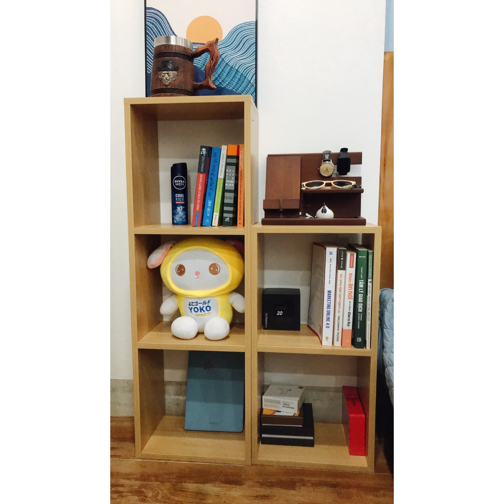 Kệ ô vuông màu vân sồi thương hiệu TADA VIETNAM