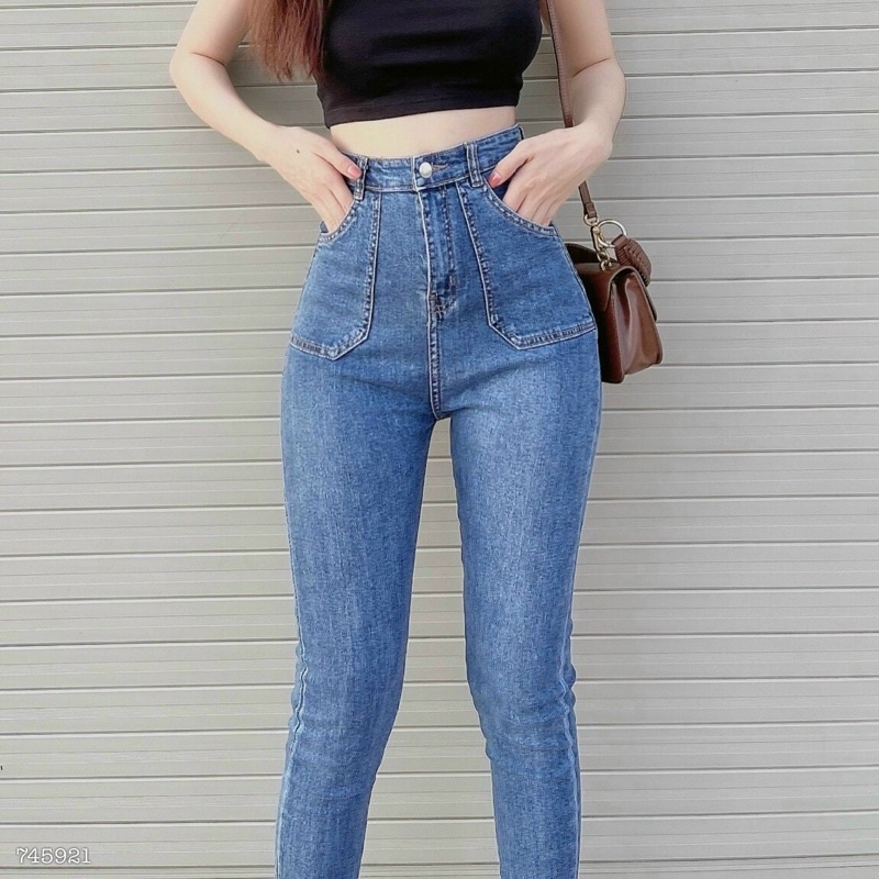 QUẦN JEANS LƯNG CAO