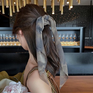 Dây Buộc Tóc Tua Rua Dài In Họa Tiết Tranh Vẽ Cho Nữ