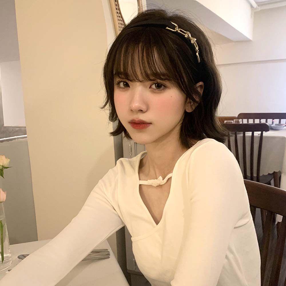 Băng Đô Cài Tóc Phối Dây Xích Thời Trang Tinh Tế Cho Nữ