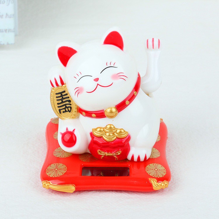 Mèo Thần Tài Vẫy Tay May Mắn Gọi Tài Lộc