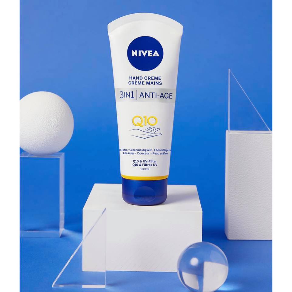 Kem bôi tay dưỡng da chống nhăn, chống nẻ mẫu mới ra năm nay của Nivea - Nivea Q10