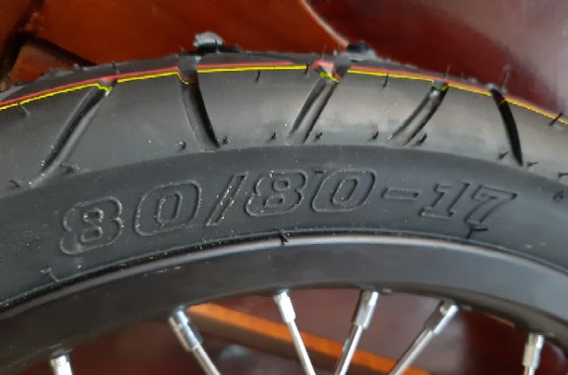 Bánh căm xe EXCITER 150 căm đùm mạ crom full vỏ ruột BLAZETECH như hình gắn như zin