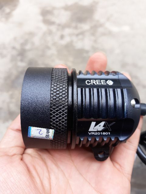 Đèn Trợ Sáng L4x Cree T6 .Gắn Phuộc.Gắn Chân Gương.