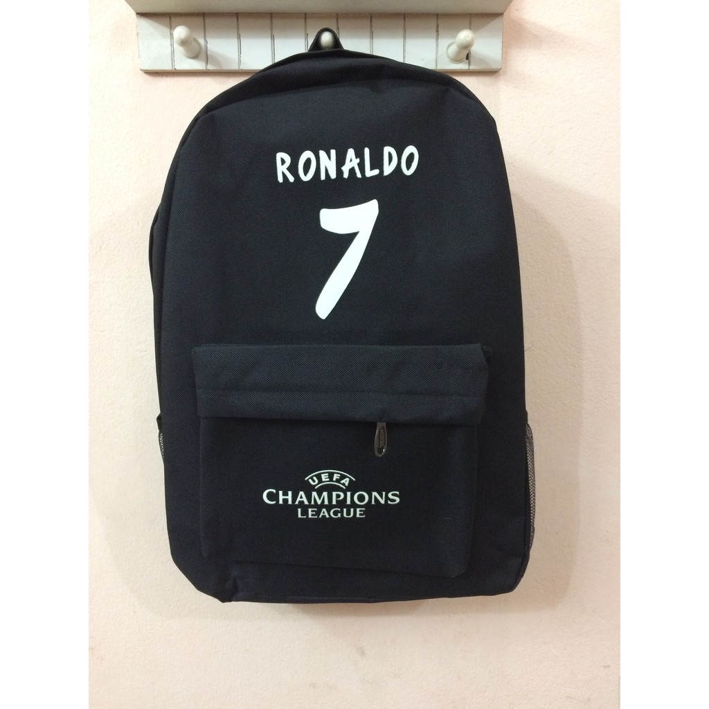 Balo đi học đi chơi nam vải dù dạ quang phát sáng Ronaldo N126