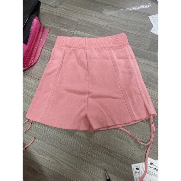 Quần sóc len nữ rút dây hông sexy 4 màu hàng Quảng Châu