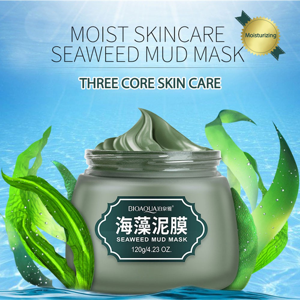 【Ready】 Poquanya Mung Bean Mud Mask Mud Mask Winter Replenishing Oil Controlling Acne Cleansing Mask Firming Blackheads colorlife