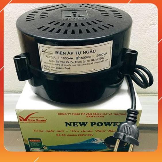 [Rẻ vô địch] Bộ đổi nguồn 220v sang 110v 1500VA cho nồi cơm điện - New Power