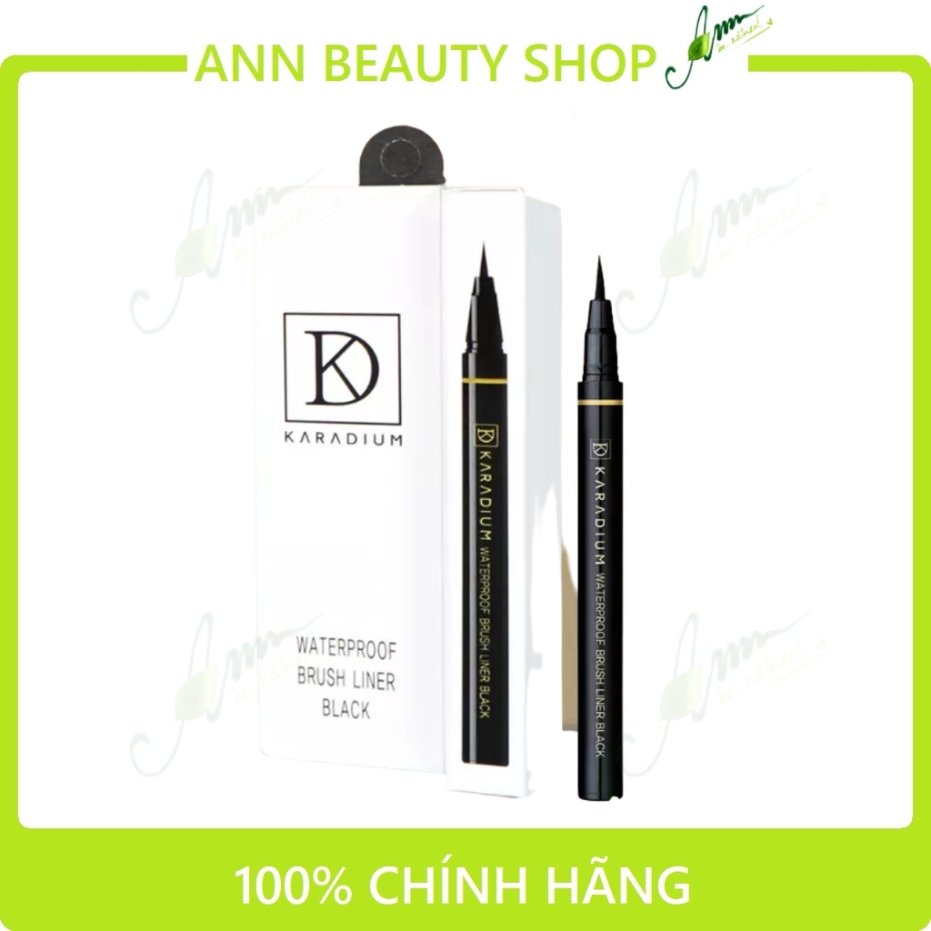 Kẻ mắt nước Karadium Waterproof Brush Liner Black