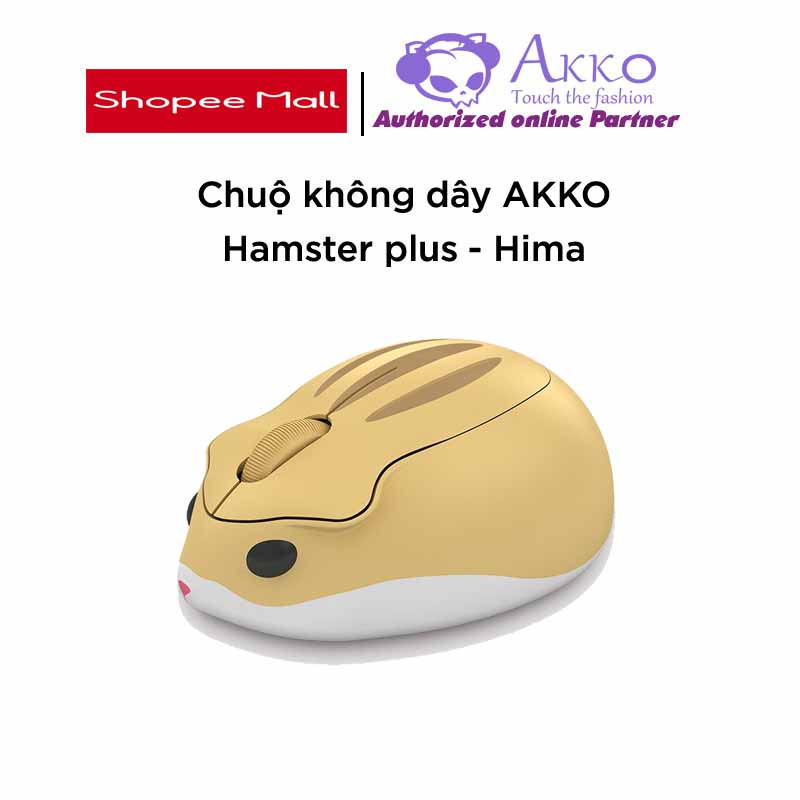 Chuột không dây AKKO Hamster Plus – HIMA ( Bản nâng cấp)