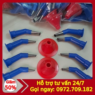 Bộ đầu vòi đi keo inox Dùng cho bắn keo Silicone, keo Xúc Xích -𝐅𝐑𝐄𝐄 𝐒𝐇𝐈𝐏- Bộ vòi đi keo inox chống mài mòn
