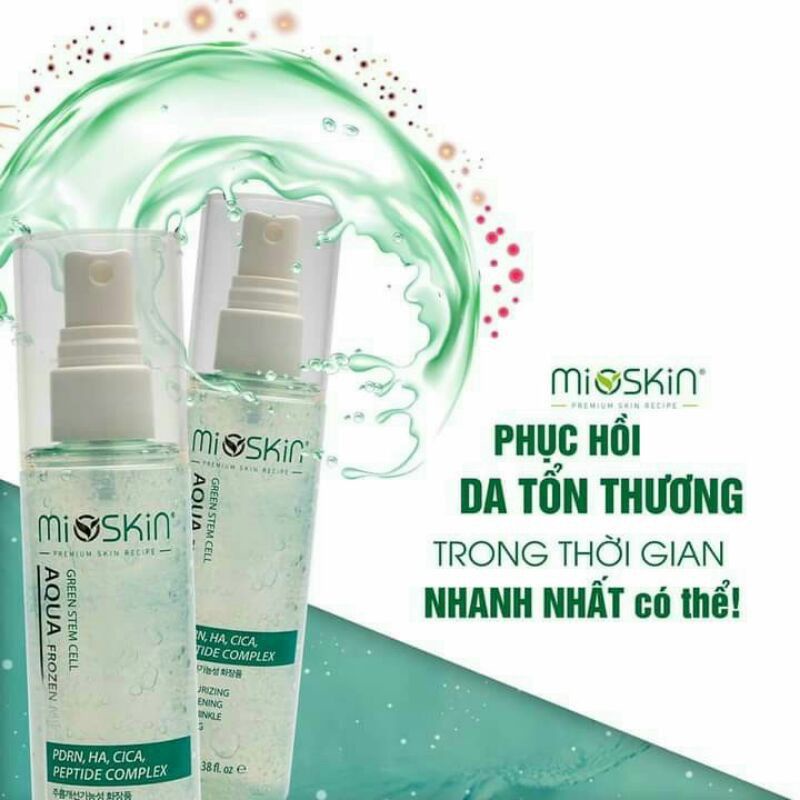 tặng son chính hãng) 1 chai xịt dưỡng tế bào gốc mioskin 5in1