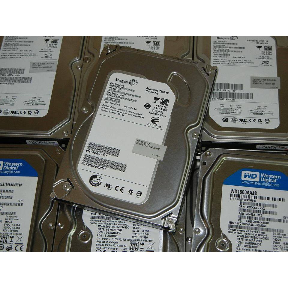 Ổ cứng máy tính bàn 250gb 320gb 500gb 1tb tháo máy đồng bộ 7200rpm còn rất mới bảo hành 03 tháng